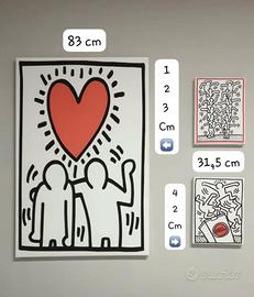 Canvas Keith Haring. Insieme o singolarmente 