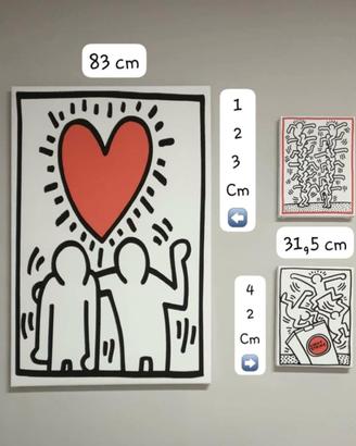 Canvas Keith Haring. Insieme o singolarmente 