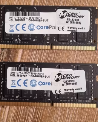 MEMORIA RAM 16 GB MICRO MEMORY DDR4 260 PIN SO-DIM