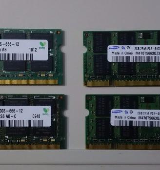 Ram notebook portatile 2gb ddr2 pc 6400