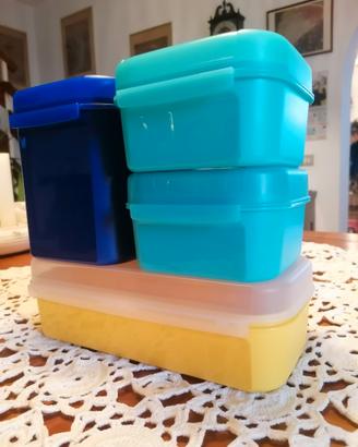 Set 4 mini top class Tupperware, nuovo