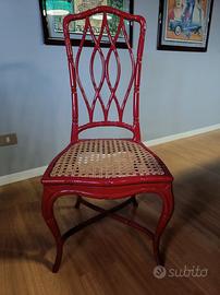 Tavolo da gioco con 4 sedie in legno imitazione ba