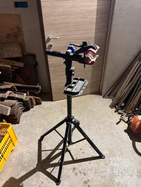 cavalletto per manutenzione bici