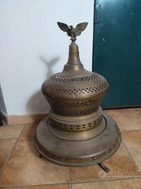 braciere antico in ottone 