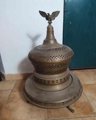 braciere antico in ottone 