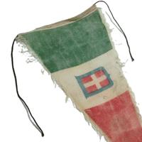 BANDIERINA SABAUDA 3COLORE SAVOIA REGNO ITALIA WW2