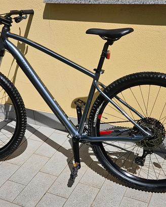 Bici Mtb Rockrider EXPLORE 520 grigio-rosso XL