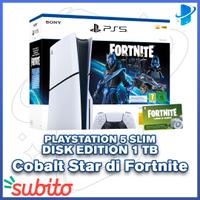 PS 5 SLIM DISK EDITION - Cobalt Star di Fortnite