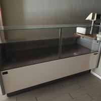 Banco vetrina neutro negozio alimentari