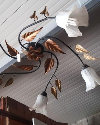 Lampadario 5 bracci e 3 bracci