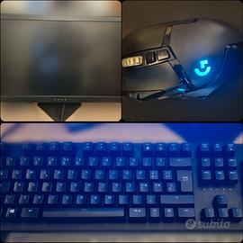 Pacchetto Gaming | Mouse - Tastiera - Monitor
