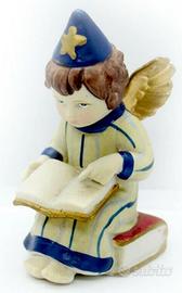 Angelo statuina Ceramica Wald Nuova Mago Libro