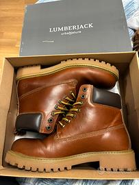 stivali Lumberjack nuovi, usati una volta
