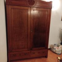 armadio vestiti vintage