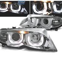 FARI BMW E46 4 PORTE 01-05 ANGEL EYES A U FONDO CR
