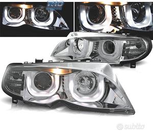 FARI BMW E46 4 PORTE 01-05 ANGEL EYES A U FONDO CR