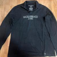Baci&Abbracci maglia maniche lunghe nera jeans XL