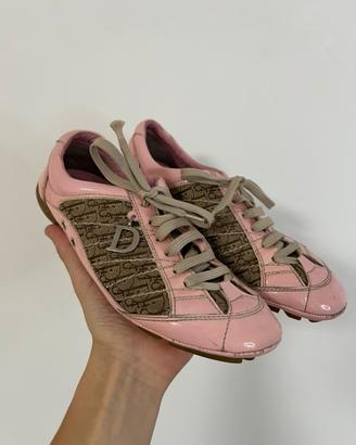 Dior sneakers 36 rosa marrone