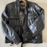 Belstaff tg M giubbino pelle nera