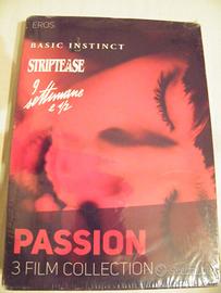 COFANETTO PASSION 3 FILM COLLECTION  RARO 3 DVD