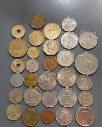 Grande Lotto 30 Monete Mondiali e Rare