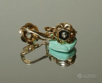 Orecchini Oro 12 Kt 500.00 Vintage