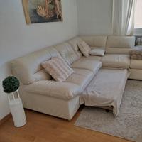 divano  beisce in vera pelle 