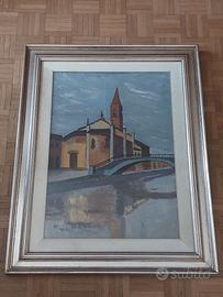 Quadro - San Cristoforo, Milano - F. Maggioni