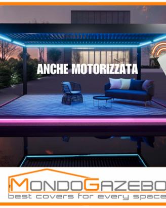 Pergola bioclimatica 4x6 motorizzata