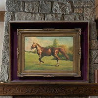 Dipinto Equestre ad olio da collezione