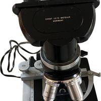 microscopio originale del 1960 completo custodia