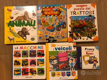 Set sei libri bambino dai 4 anni