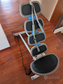 Panca multifunzionale per addominali e fitness 