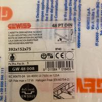 Scatola di derivazione da incasso Gewiss