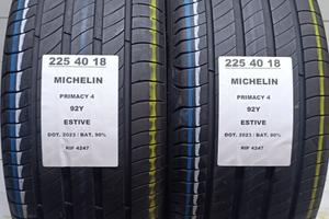 2 GOMME 225 40 18 MICHELIN RIF4247