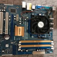 Asroch n68c-s ucc scheda madre con processore