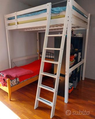 STRUTTURA LETTO SOPRAELEVATO PER CAMERA RAGAZZO/A