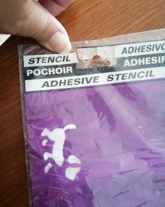 stencil adesivo 