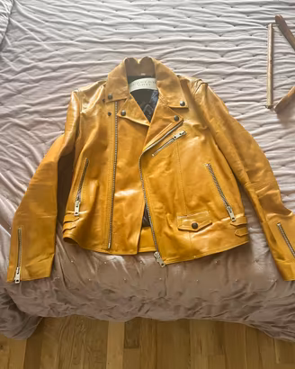 Chiodo in pelle spessa Burberry brit