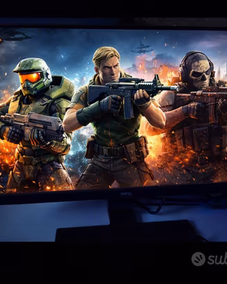 Monitor BenQ GW2780, Fire TV Stick , 3 cavi nuovi