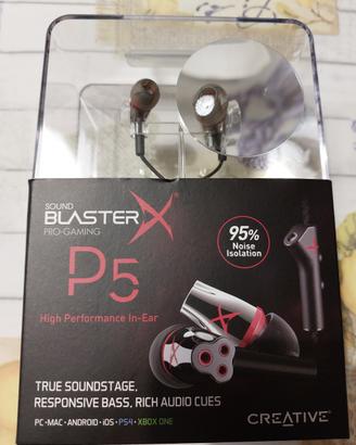 Cuffie Creative Sound BlasterX P5 Pro Gaming