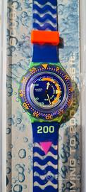 Swatch Scuba 200 SDJ10 Coming Tide NOS vintage