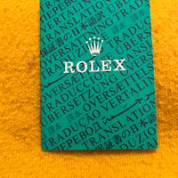 Libretto originale Rolex traduzioni fine anni 90