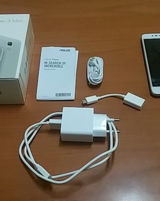Asus zenfone 3 max silver zc520tl 32gb usato