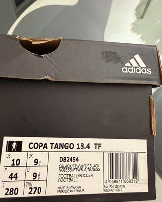 Scarpe da calcetto adidas colore nero nuove