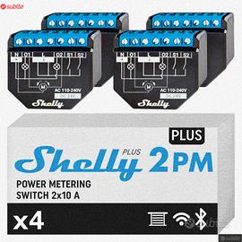 Shelly Plus 2PM, Relè Interrutore con misurazione