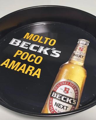 Vassoio birra Beck’s