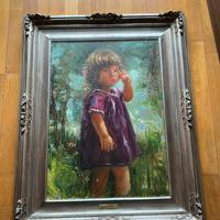 quadro olio su tela schettino 50x70