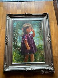 quadro olio su tela schettino 50x70