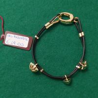 Bracciale Caucciù e oro molecolare NUOVO Laura C.